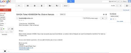 Email d'Oanda Email d'Oanda